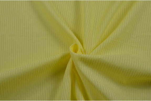 Voile de coton jaune