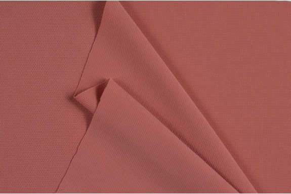 Polyester structuré saumon