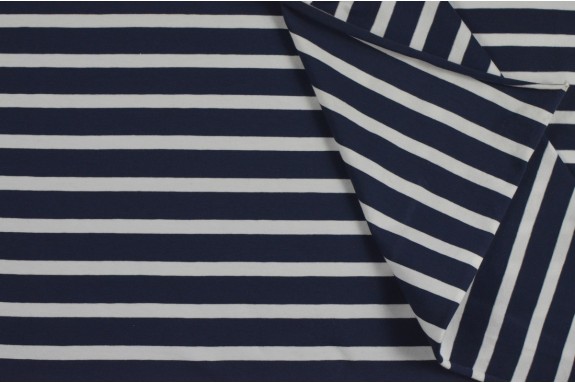 Jersey marinière bleu en 170 cm