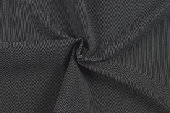 Tissu gris à fines rayures
