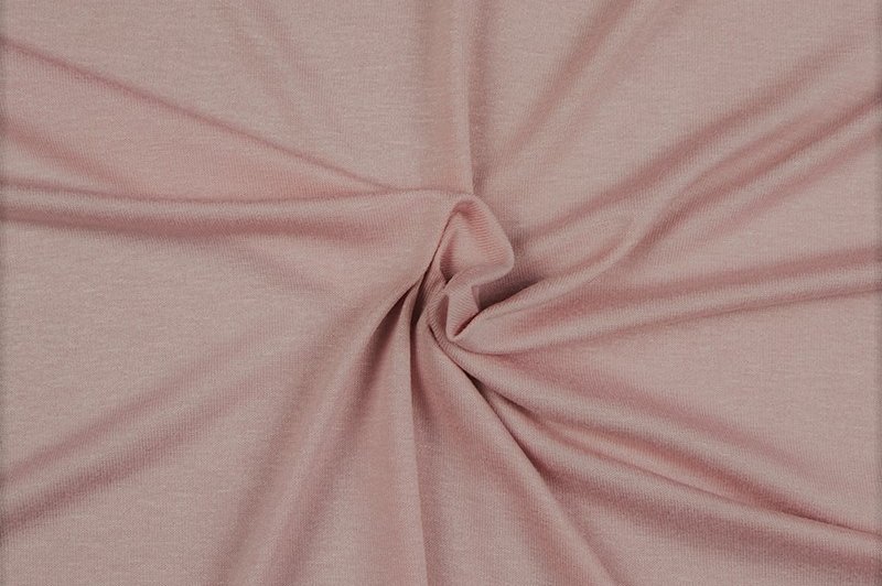 Jersey viscose élasthanne rose tendre