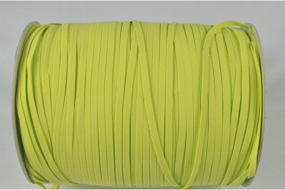 Elastique vert anis 5 mm