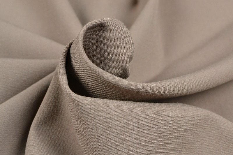 Coton mélangé stretch taupe