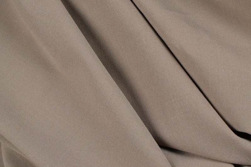 Coton mélangé stretch taupe