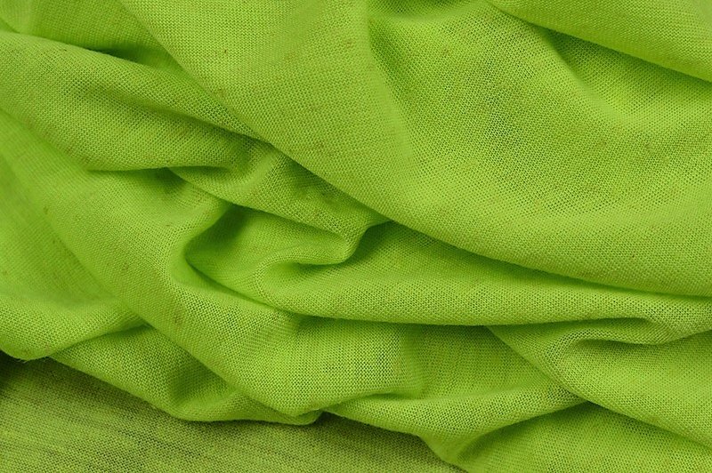 Jersey lin mélangé citron vert