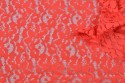 Dentelle corail stretch