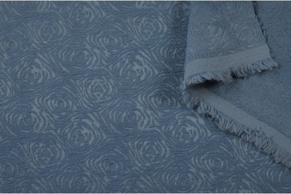 Jacquard bleu