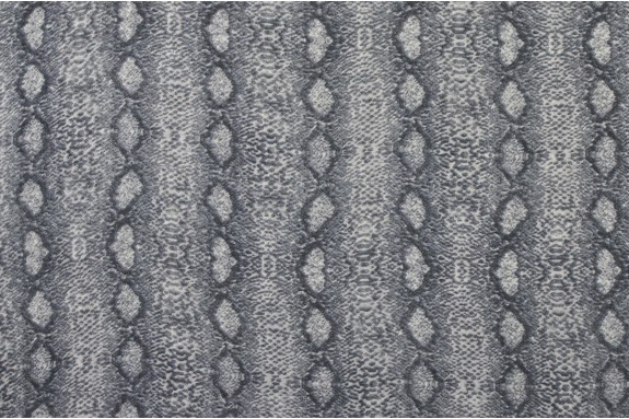 Voile motif serpent gris