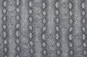 Voile motif serpent gris