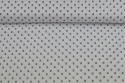 Cotonnade petit motif géométrique noir