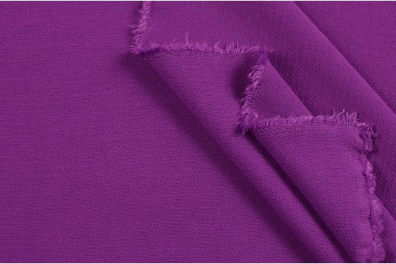 Double crêpe bi-stretch violet