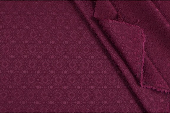 Jacqurd stretch bordeaux