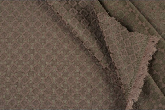 Jacquard stretch beige doré