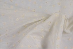 Voile viscose broderie anglaise