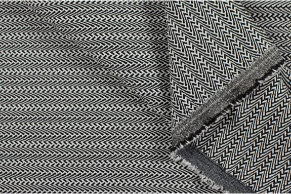 Jacquard stretch à chevron