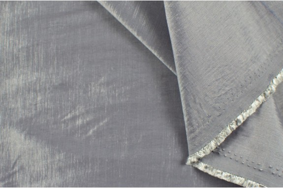 Taffetas stretch gris