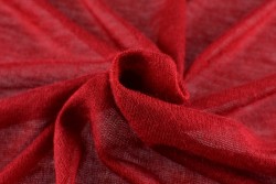 Jersey de laine rouge