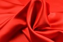 Satin stretch rouge feu