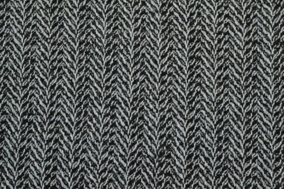 Lainage à chevrons noirs et gris