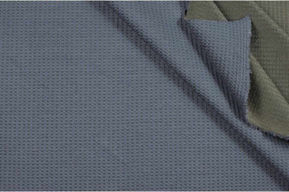 Maille Jacquard bleu noir